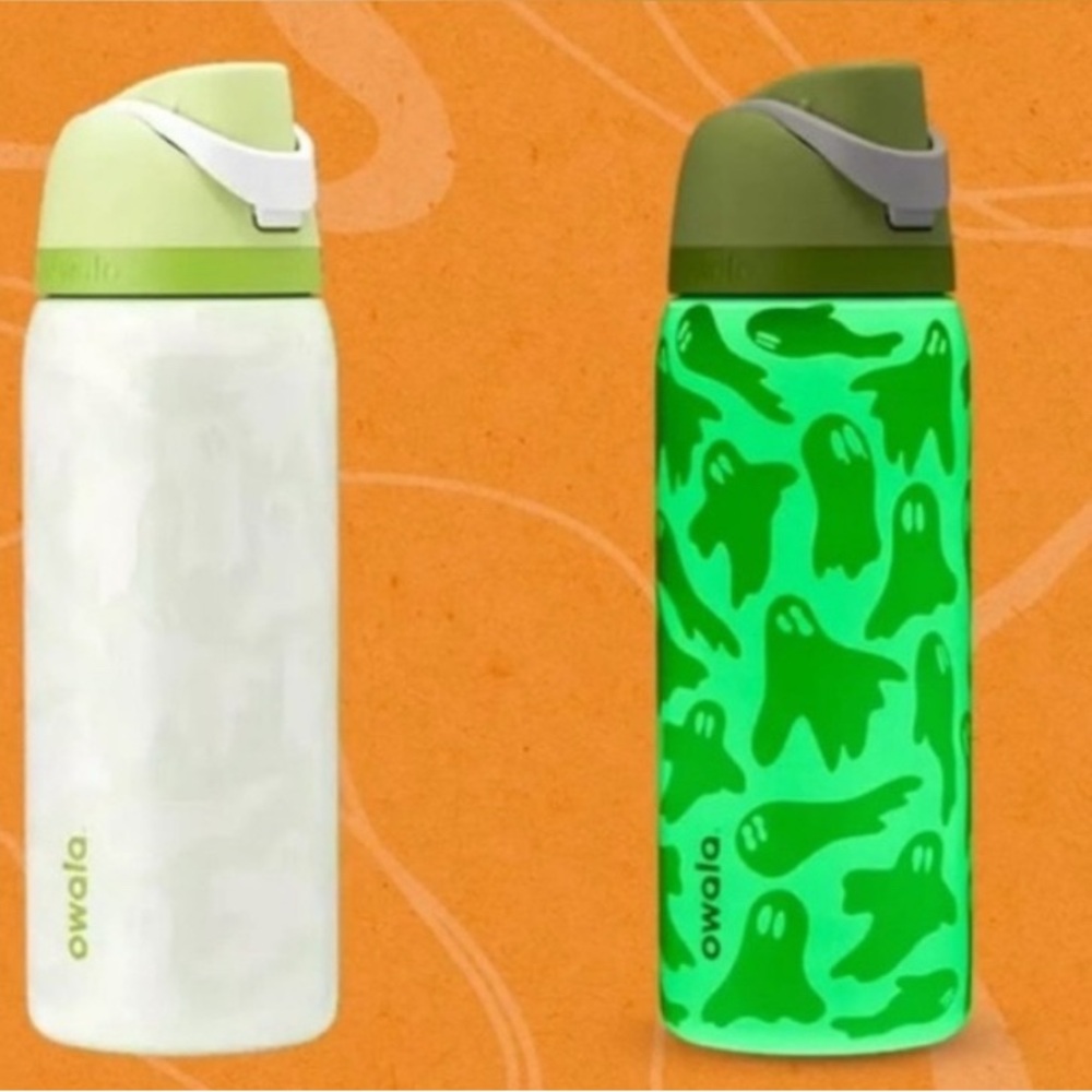 Owala Boo-Ya Glow-in-the-Dark Color Drop 32 oz Freesip Bottle